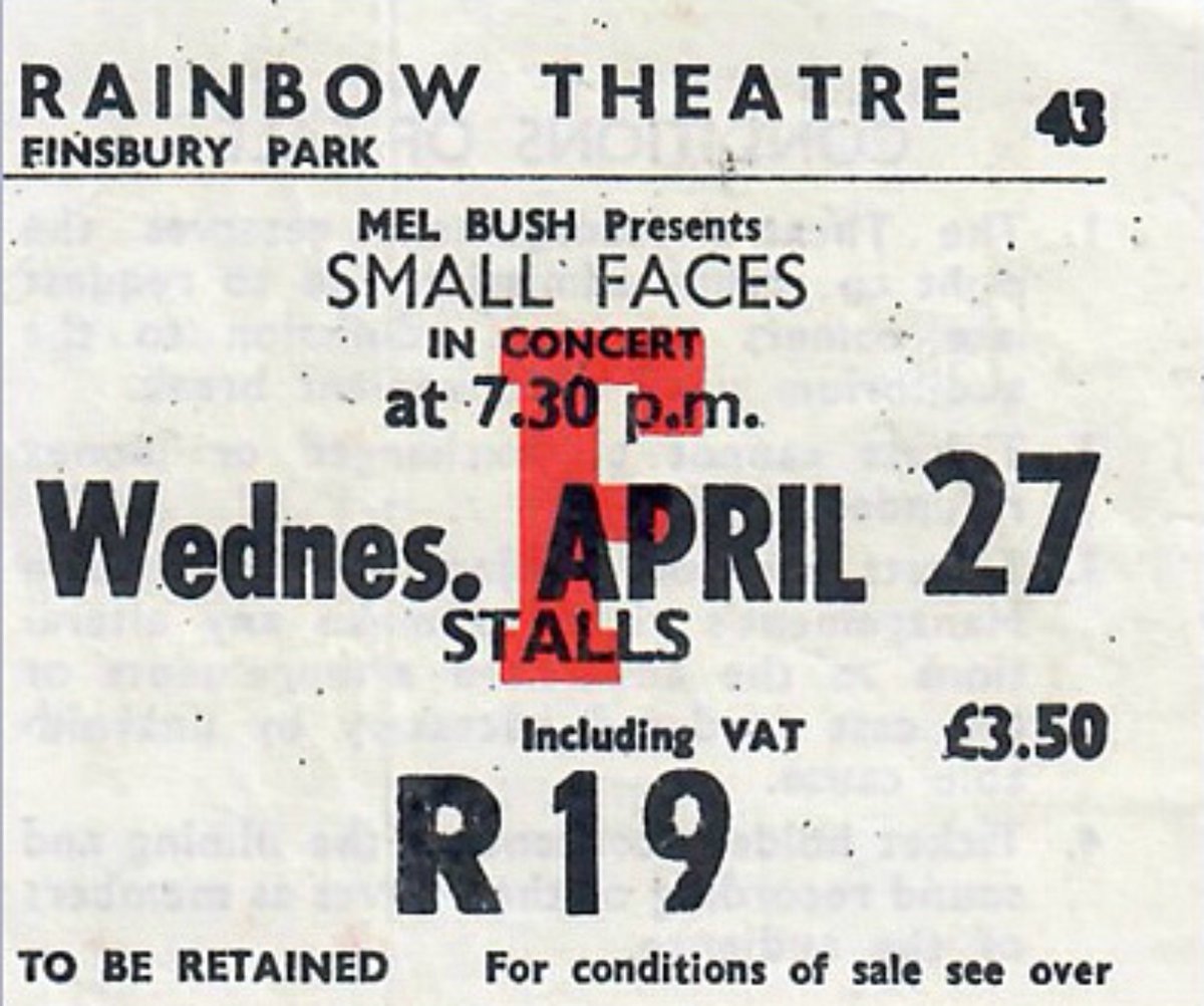 OTD 💥💥💥

April 27-28, 1977 Rainbow, London, ENG

@nikidoog #SmallFaces