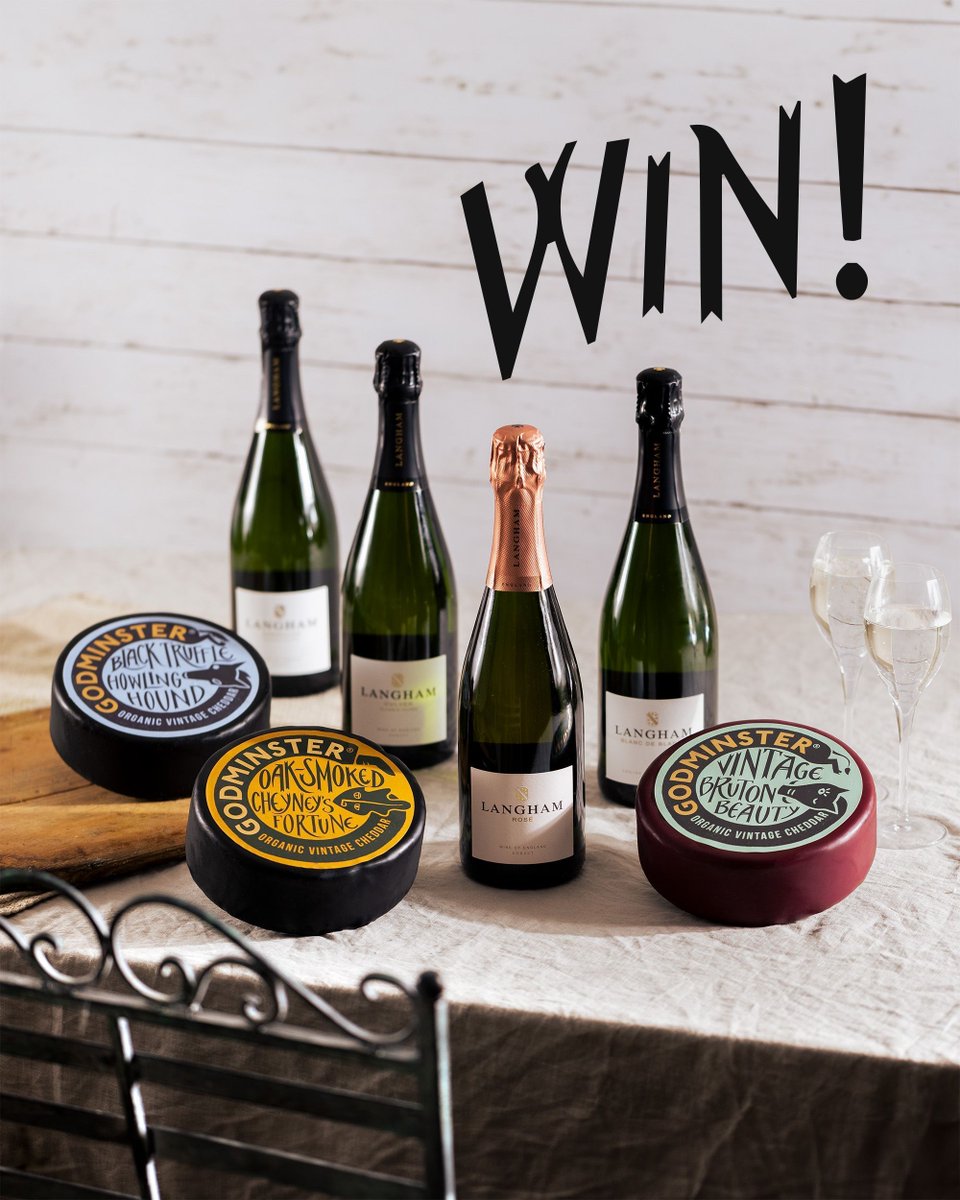 #WIN the ultimate bundle of <a href="/LanghamWinery/">Langham Wine Estate</a>
 sparkling wines and 3kgs of our organic vintage cheddars 🧀 

We’ve teamed up with our amazing friends at Langham Wine Estate to give you an opportunity to win this amazing prize worth over £200!

Enter now: buff.ly/3mB9Sk8