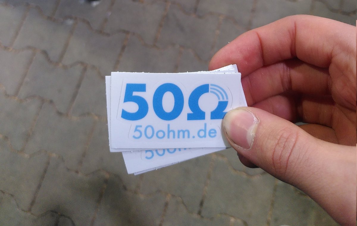 Nett hier, aber haben Sie schon mal auf 50ohm.de gelernt? #50ohm #FT2024 #Kassel