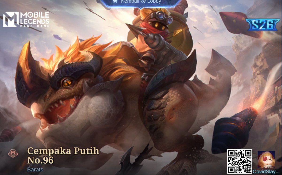 Saya baru saja mendapatkan Skin baru War Chief di Mobile Legends: Bang Bang! Ayo kita berhadapan melawan Player MOBA terbaik dunia bersama-sama! 
r8qs.adj.st/appinvites?adj…