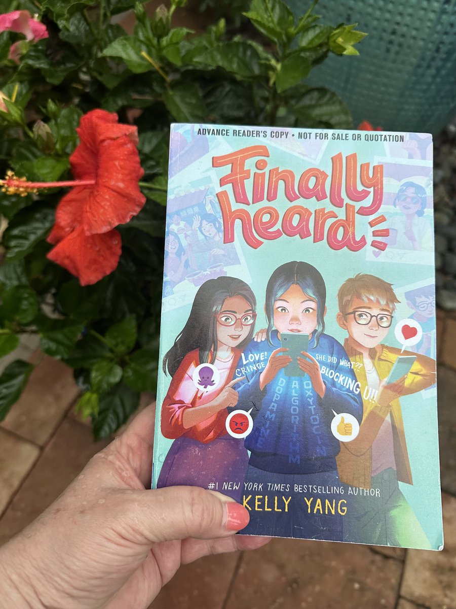 Up next from my #bookposse TBR stack Finally Heard by @kellyyanghk @SimonKIDS excited to start this one 💕📚