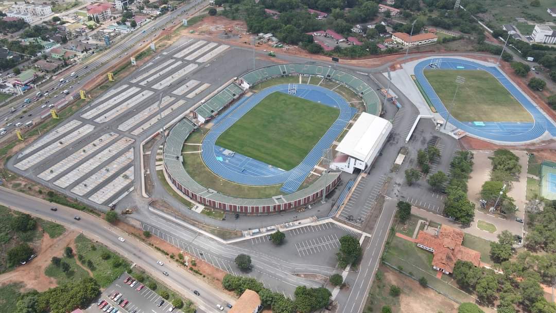 NanaOtabil12's tweet image. Category: Sports &amp;amp; Football Infrastructure
Title:  University of Ghana Sports Stadium
Beneficiary: Sports Associations &amp;amp; Students
Location: Greater Accra, Ayawaso West Municipal, Legon
Source: Ministry of Youth &amp;amp; Sports

#PerformanceTracker
#GhanaIsWorkingAgain
#BreakThe8