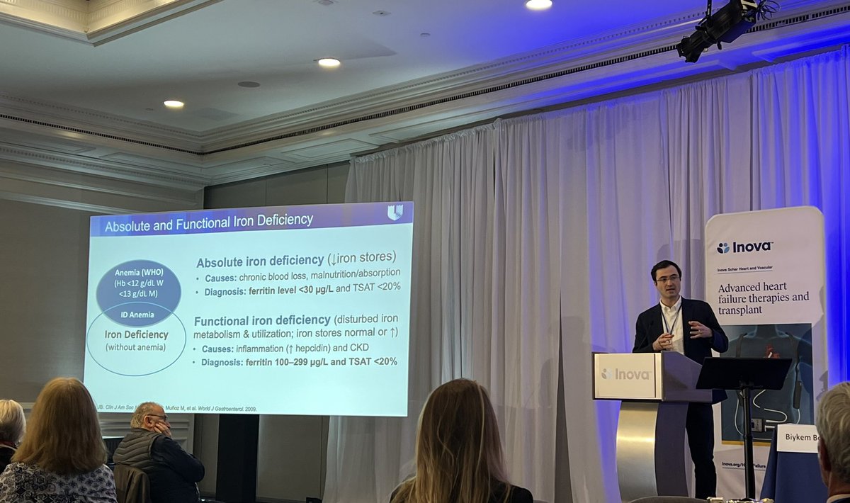 Excellent overview of the role of iron therapy in patients with HF by @FudimMarat at the @ISHVnews AHF and shock symposium! @coconnormd