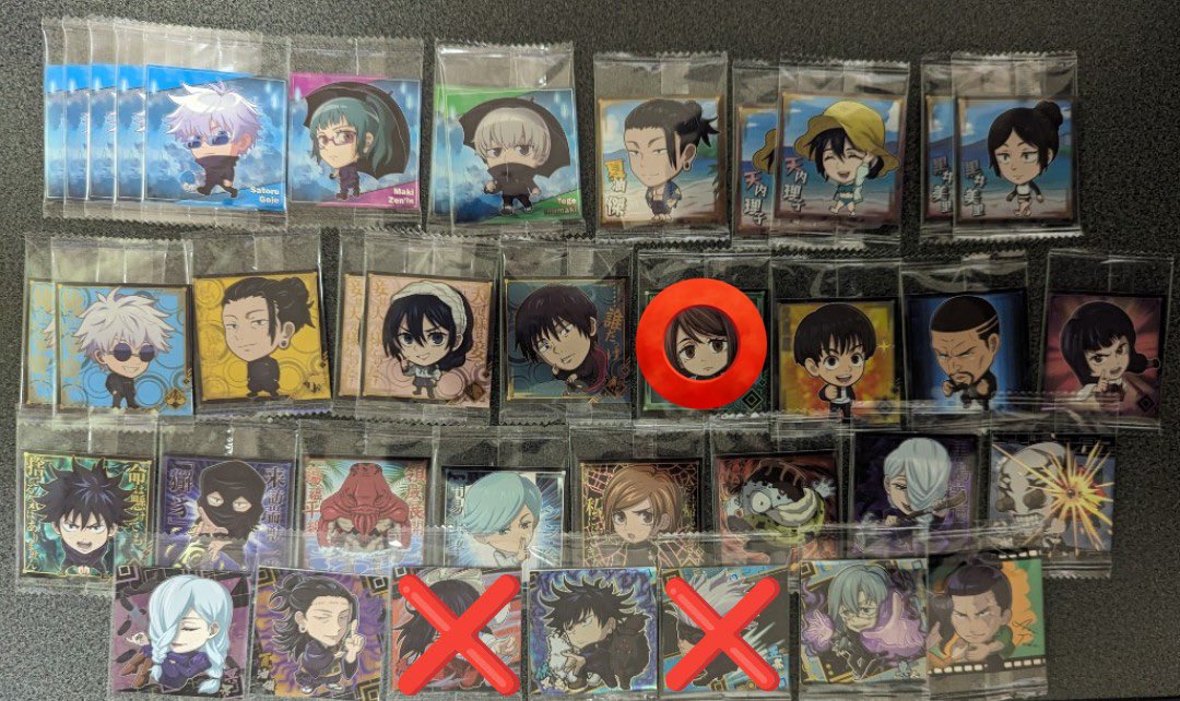 fu_0_211's tweet photo. @kBiOMOsQRTgqdRY 初めまして。
検索より失礼致します。

こちら画像1枚目の物を所持しています。これら14枚とお借りした画像2、3、4の○印4枚との交換は可能でしょうか？

ご検討よろしくお願い致します。 https://t.co/mF0UpaOLrz