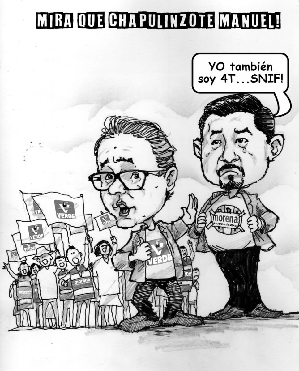 #CartónPolítico| ¡Mira que chapulinzote Manuel! [por Eduardo Ruiz] #Elecciones2024 #México2024 #NachoCorona #Torreón contravia.com.mx/mira-que-chapu…