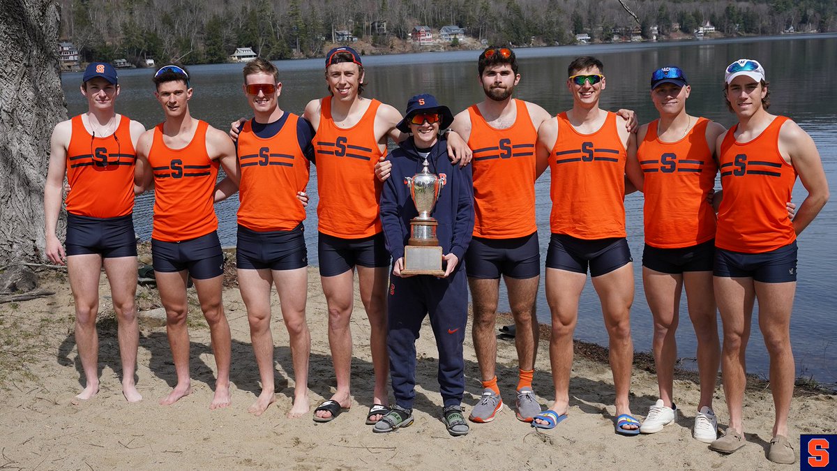 Bringing the Packard Cup back home to 'Cuse 🏆 It's back-to-back wins in the annual race with Dartmouth for the Orange for the first time since 2011 & 2012.