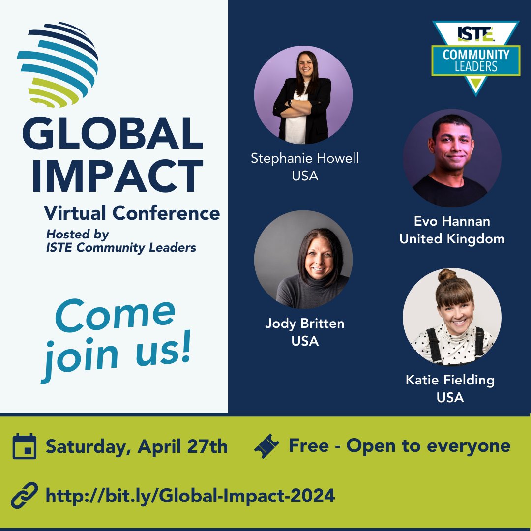 🌎 Don't miss our powerful closing sessions! Hear firsthand from experts who are pioneering methods to empower students to act as changemakers. End your day inspired and ready to make a difference! 🙌🏻 📌 Sign up: bit.ly/Global-Impact-…