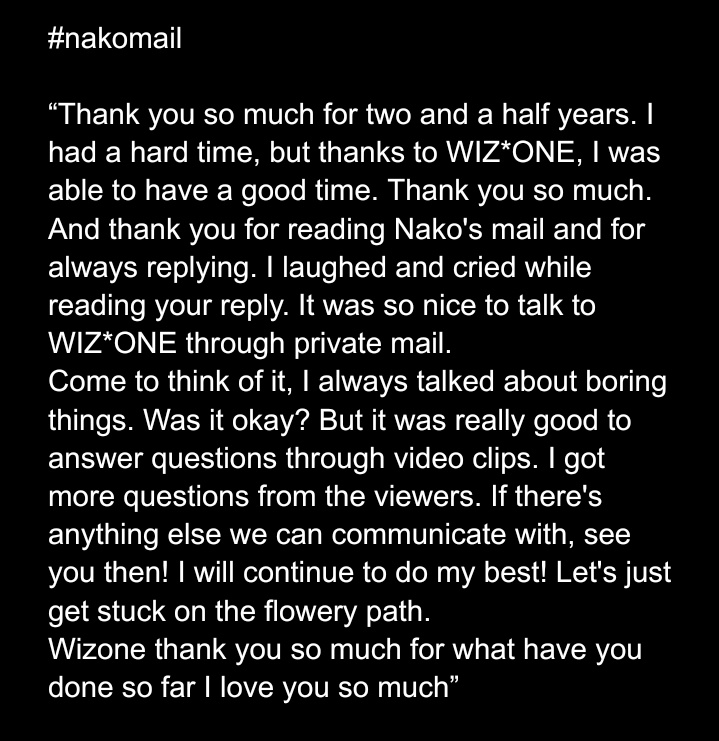 ayjkcwy's tweet photo. #nakomail 💌
"I always talked about boring things, was it okay?" she is just so precious 😭 😭 &amp; I wonder if Nako knows how much I miss her mails... https://t.co/pkiValzWra