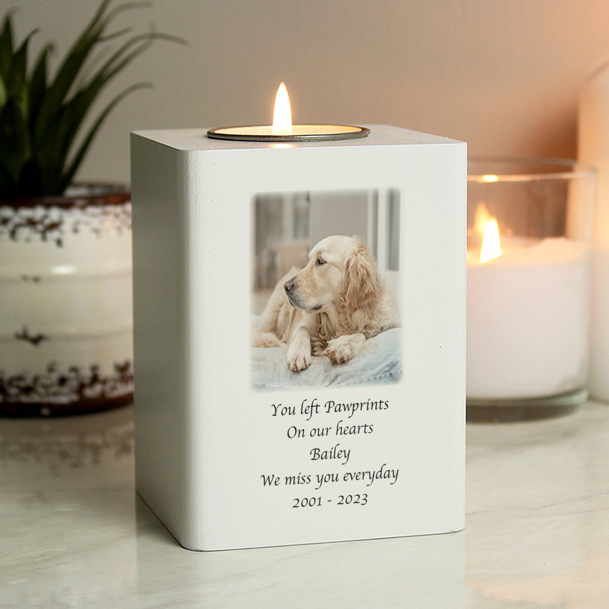 Personalised with your own photograph & words, this wooden tealight holder is now available on the website lilybluestore.com/products/perso…

#candleholder #shopindie #memorial #photogifts #shopsmall  #mhhsbd