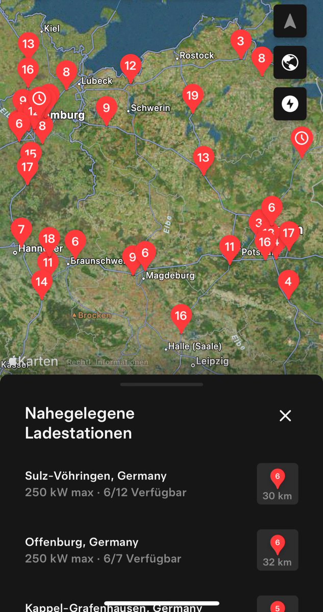 @SlavaUkraini555 „Die Ladeinfrastruktur ist ein Problem“
Das Problem: