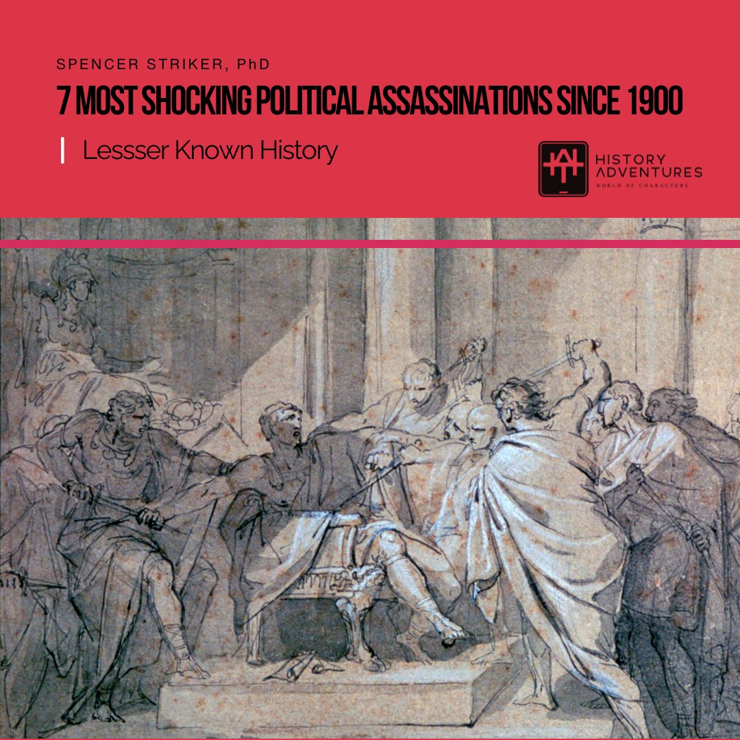 HistoryAdvs's tweet image. Dive into the chilling history of political assassinations! From Archduke Franz Ferdinand to Benazir Bhutto, explore the shocking events that reshaped nations and altered the course of history. 

#HistoryAdventures #PoliticalAssassinations #ModernHistory