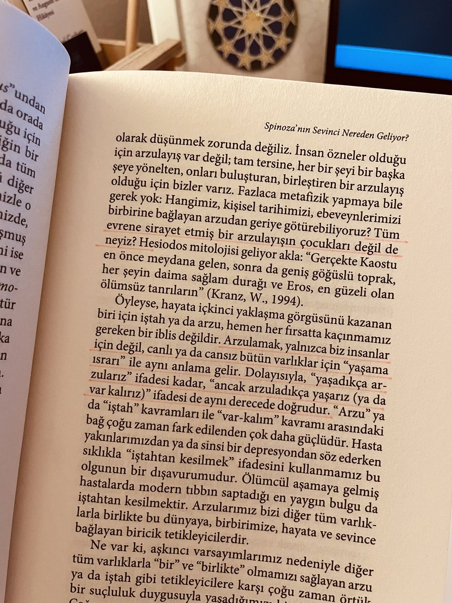 “yaşadıkça arzularız” ifadesi kadar, “ancak arzuladıkça yaşarız (ya da var kalırız)” ifadesi de aynı derecede doğrudur.