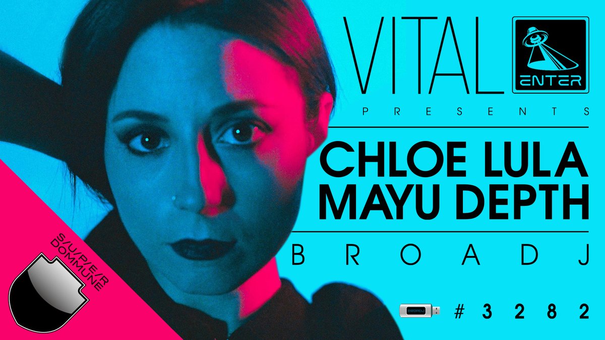 UKAWA NAOHIRO™ (@dommune) on Twitter photo 【芥正彦vs宮台真司のあと22:00からはTresorのレジデントであるCHLOE LULAが来日!!VITAL <a href="/EnterShibuya/">ENTER Shibuya</a> のPre-Programとして #DOMMUNE でPLAY!!】<5/01水>■22:00-24:00 #VITAL presents CHLOE LULA(Tresor|from Berlin),MAYUDEPTH⚫︎予約無で是非スタジオへ!■番組詳細▶︎dommune.com/streamings/202… 【芥正彦vs宮台真司のあと22:00からはTresorのレジデントであるCHLOE LULAが来日!!VITAL <a href="/EnterShibuya/">ENTER Shibuya</a> のPre-Programとして #DOMMUNE でPLAY!!】<5/01水>■22:00-24:00 #VITAL presents CHLOE LULA(Tresor|from Berlin),MAYUDEPTH⚫︎予約無で是非スタジオへ!■番組詳細▶︎dommune.com/streamings/202…