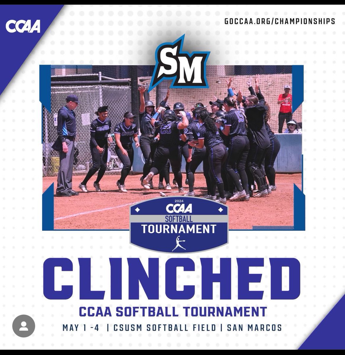 See you at the CCAA Tournament!