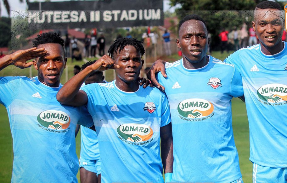 FT' Kitara 3-1 Pajule Lions Solomon Okwalinga, Denis Omedi and Frank Zaga Tumwesigye with a goal each as Kitara take first leg advantage #StanbicUgandaCup