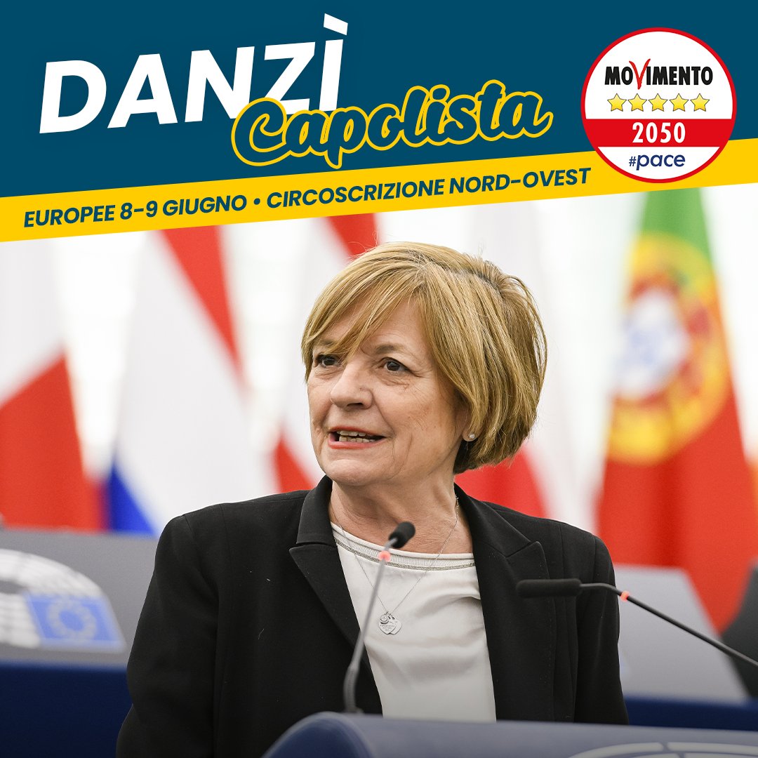 Sarò capolista <a href="/Mov5Stelle/">MoVimento 5 Stelle</a> alle europee nel collegio nord-ovest. 
Spero di poter continuare a lavorare per un'Europa di pace e delle persone, di ogni forma vivente, moderna ma non per questo inumana. Un’Europa verde e solidale. Un'Europa della salute. Un'Europa bella e possibile!