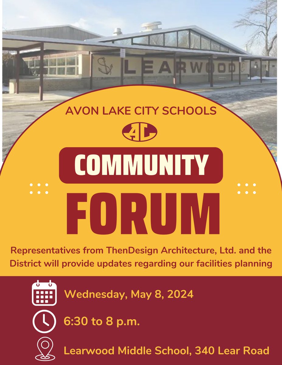 We hope to see you tomorrow (May 8). Please bring your friends and neighbors. 
<a href="/AvonLakeCity/">City of Avon Lake</a>