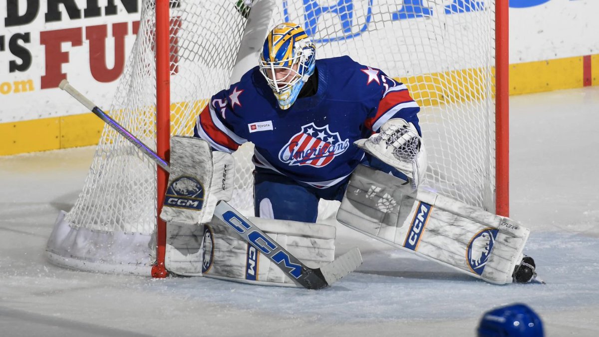 “Answer chaos with chaos.” Recapping Devon Levi's 35-save performance and @AmerksHockey's first playoff win: bufsabres.co/3WkqgZW