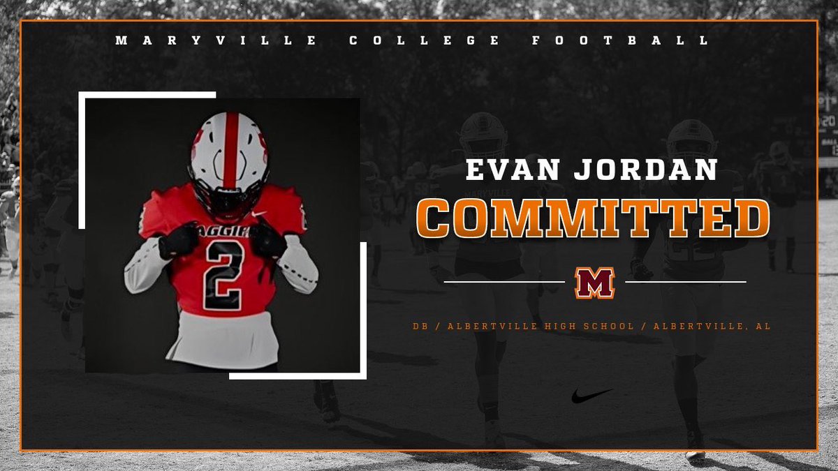 evan jordan (@taeshiestyy) on Twitter photo Thank you god for everything, beyond blessed to say i get to grow and use my abilities at the next level. Committed‼️ <a href="/MaryvilleC/">Maryville College</a> <a href="/MCScotsFootball/">Maryville College Football</a> @Mr_Sir7 <a href="/AlbertvilleFB/">Albertville Football</a> Thank you god for everything, beyond blessed to say i get to grow and use my abilities at the next level. Committed‼️ <a href="/MaryvilleC/">Maryville College</a> <a href="/MCScotsFootball/">Maryville College Football</a> @Mr_Sir7 <a href="/AlbertvilleFB/">Albertville Football</a>