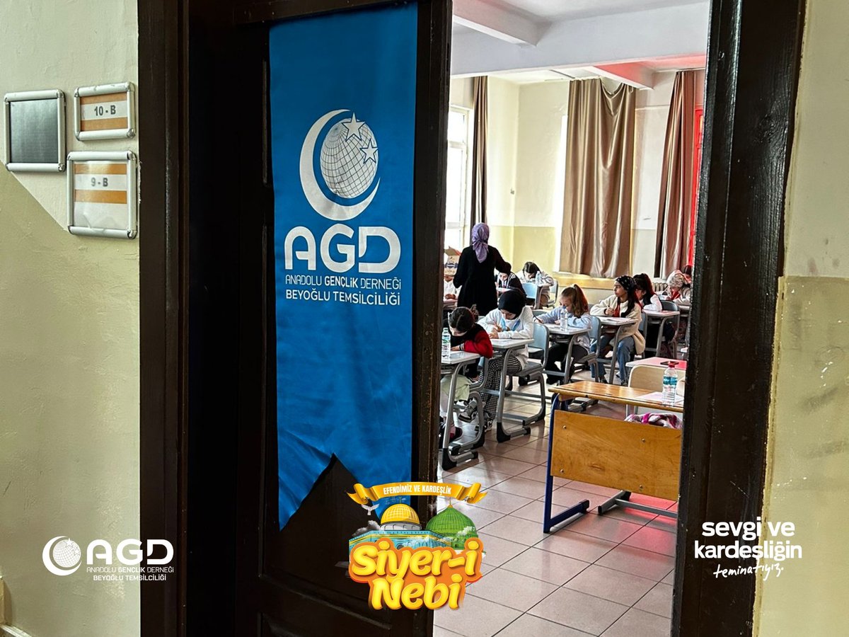 agdbeyoglu1's tweet photo. Kaybedenin olmadığı sınav mottosuyla yola çıktığımız Ortaokul Düzeyi Siyer-i Nebi sınavımızı gerçekleştirdik. Tüm öğrencilerimize başarılar dileriz. Sınav sürecinde bizlere yardımcı olan herkese teşekkürü borç biliriz. 

#agdbeyoglu #agd #siyer #siyerinebi #kaşif https://t.co/IiI3X6agkx