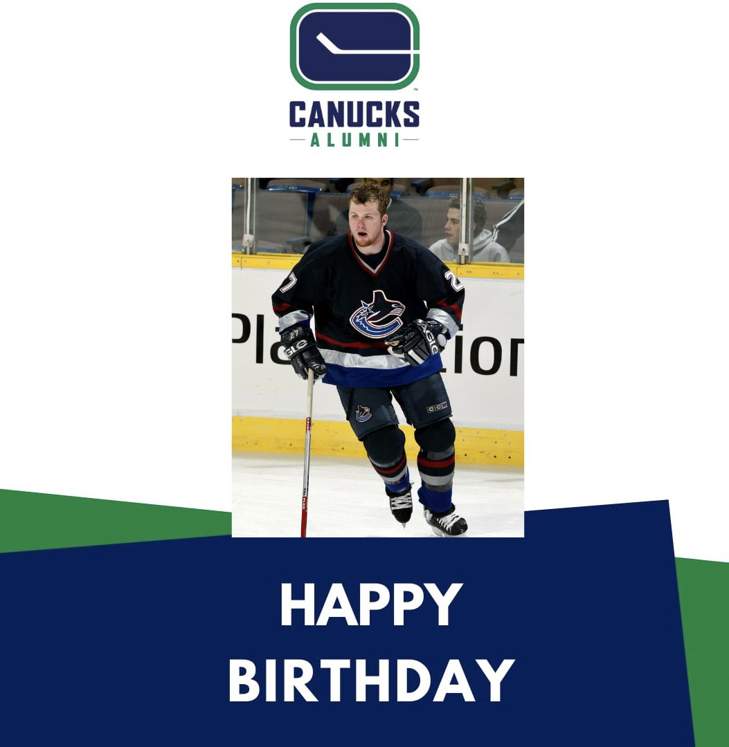 Happy birthday Mike Brown 🥳
#CanucksAlumni