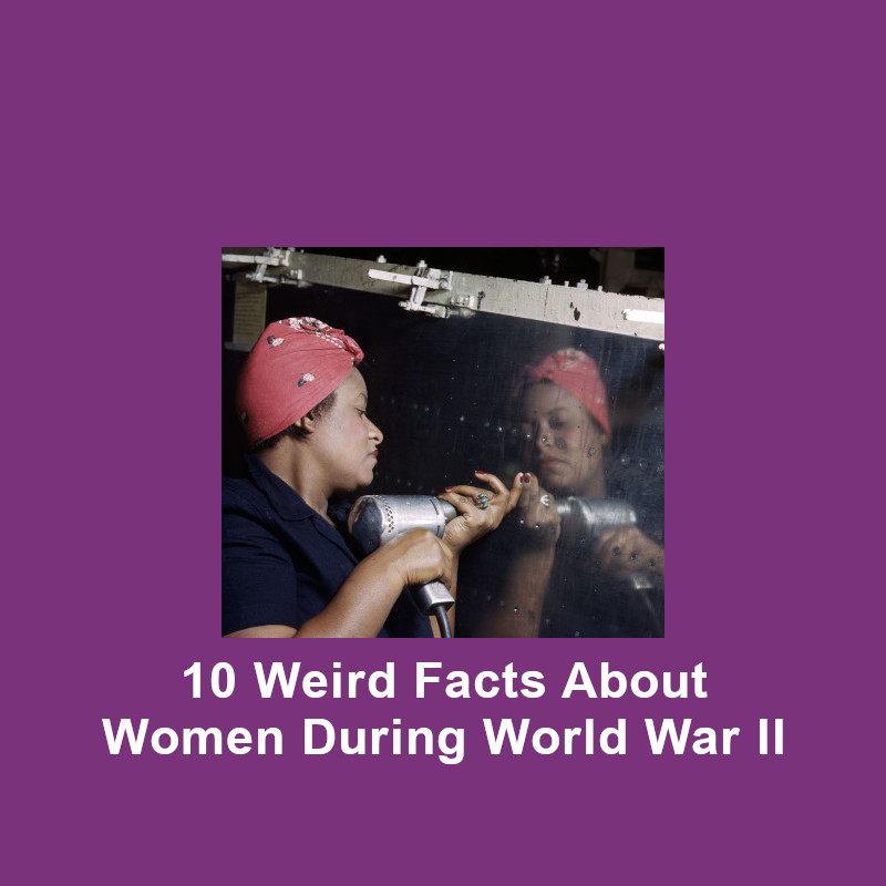 Discover 10 weird facts about women during World War II at FreeSpeedReads.com/women-during-w… (#WWII, #WorldWarII, #WorldWarTwo, #women, #military, #WACs, #womenInMilitary, #militaryWomen, #womeninWorkForce, #chauvenism, #femaleWorkers, #workForce, #RosieTheRiviter, #AlamedaShipyard,#1940s)