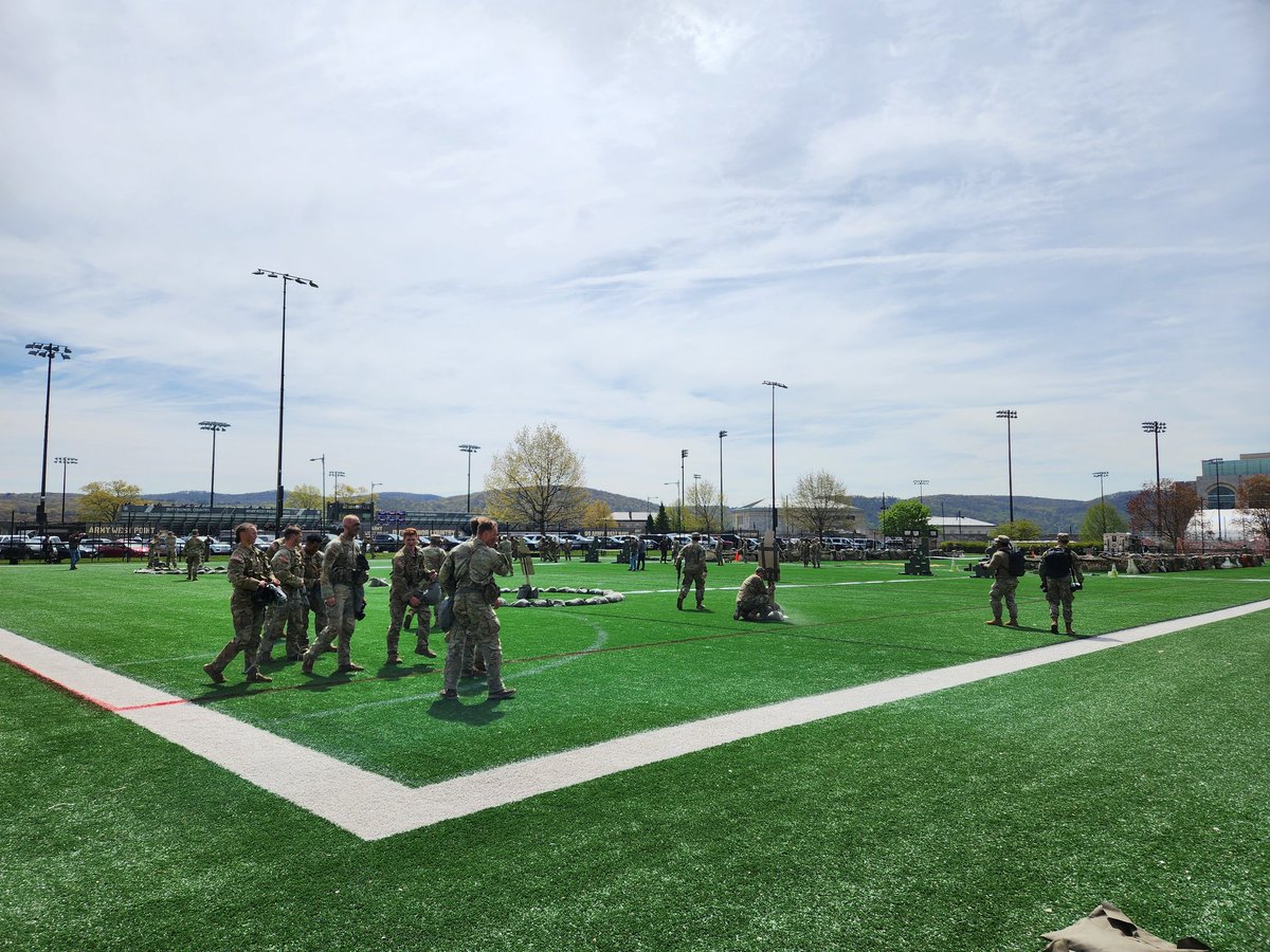 Day 2 of the annual Sandhurst Military Skills Competition is well under way! #ArmyWestPoint #Sandhurst2024: