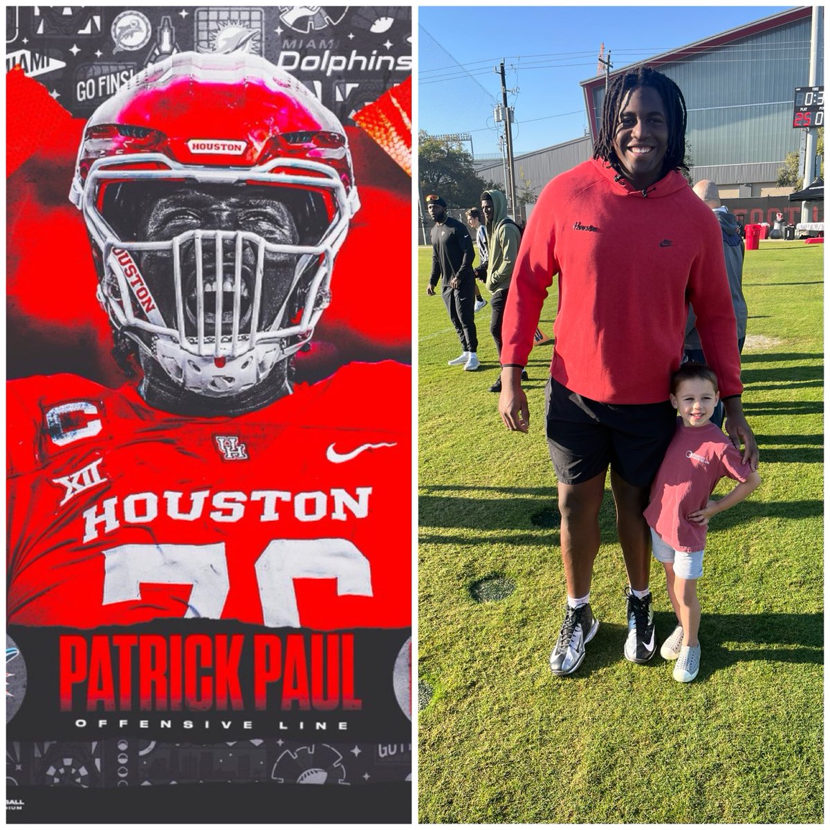 🏈 🐾 🐬 🏈🐾🐬🏈 CONGRATULATIONS ⁦@PatrickPaul_76⁩‼️ Making ⁦@UHCougarFB⁩ ⁦@JerseyVillageHS⁩ proud‼️Go be a GREAT ⁦@MiamiDolphins⁩‼️⁦@NFLDraft⁩