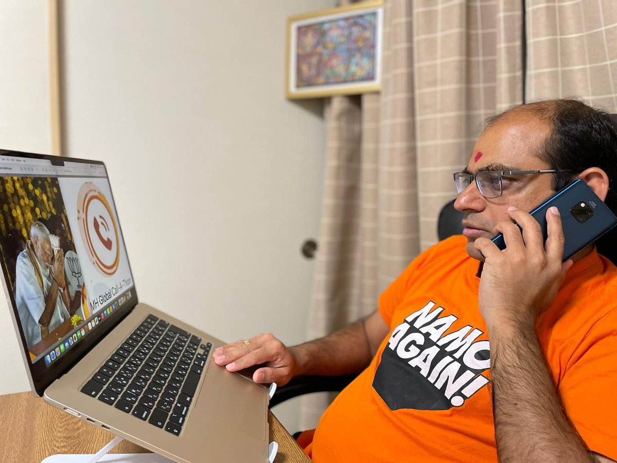 NRI4NaMo volunteers from 10+ countries of Marathi diaspora joined the Global Call-A-Thon, making 1000s of calls to voters in Maharashtra in support of @BJP4India & PM @narendramodi. Their dedication knows no borders in ensuring a brighter future for Bharat @Nris4Modi_MH @vijai63