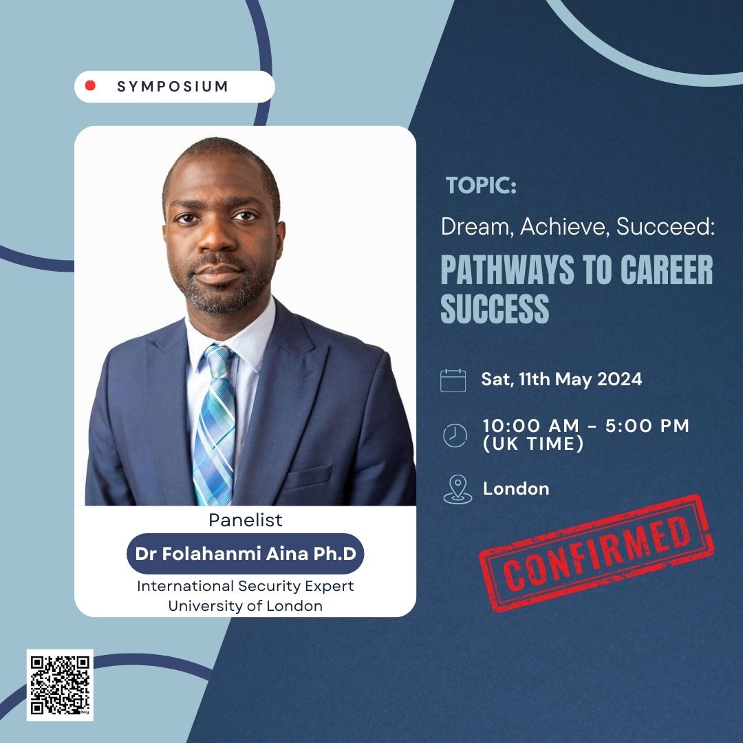 Our lineup of panelists 🔥🔥 Dr. @folanski will be sharing his wealth of experience with us on the day. From getting scholarships at prestigious institutions globally to working with global think tanks. We are honoured to have him. If you are in London. Save the date and get…