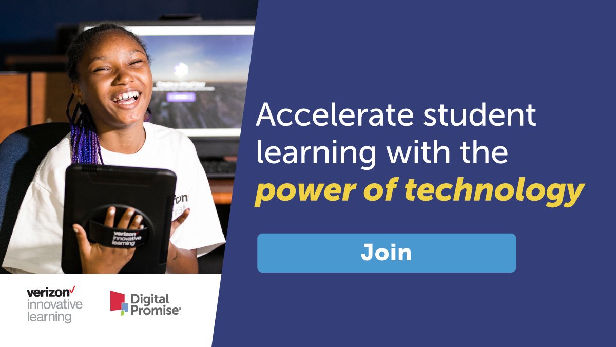 #VerizonInnovativeLearning empowers students and teachers with technology, 24/7 internet access, and professional learning support to thrive in our digital world. Learn more and apply to join: bit.ly/3TWf7g0 #dpvils