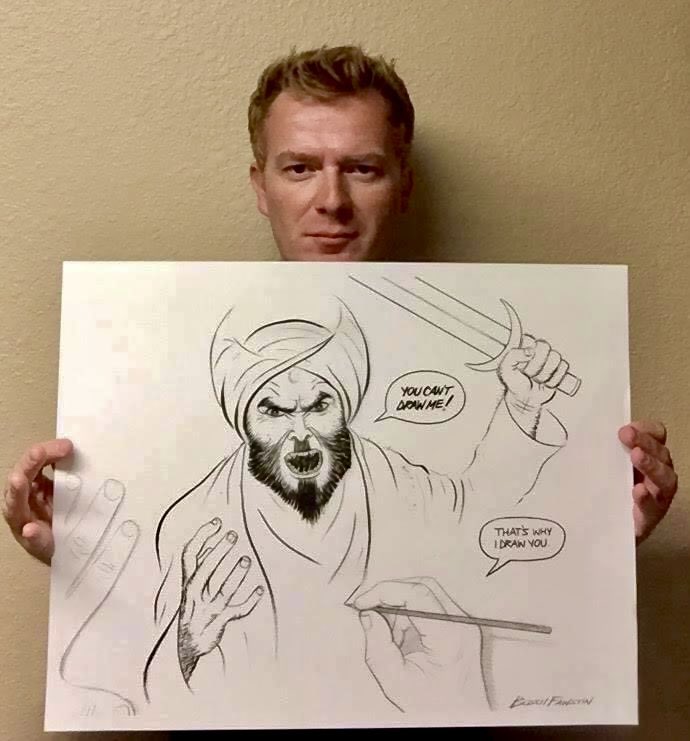 The way I see it, if drawing Mohammad can get you killed, then he should be drawn again and again and again, until drawing him loses all power. And, within reason, doing something that an enemy doesn’t want you to do is reason enough to do it, on sheer principle #FreeSpeech