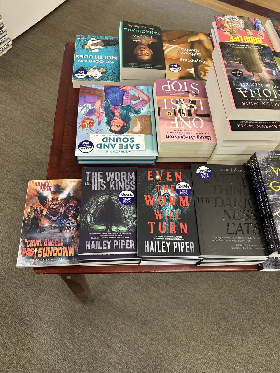 DobbinJon's tweet photo. So excited to see @HaileyPiperSays and @deathsheadpress books at my local Chapters in Newfoundland! https://t.co/0UxBaciFFW