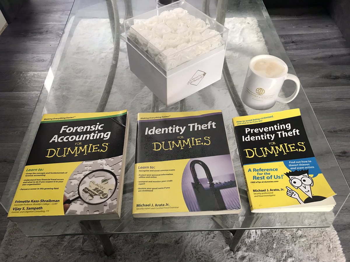 Mmmm I think someone is trying to tell me something here……for Dummies 

Signed….The Boss 🤣

#Forensic #ID #Identity #ItsYours #ForensicAccounting #Books #Research #Study #TheBoss