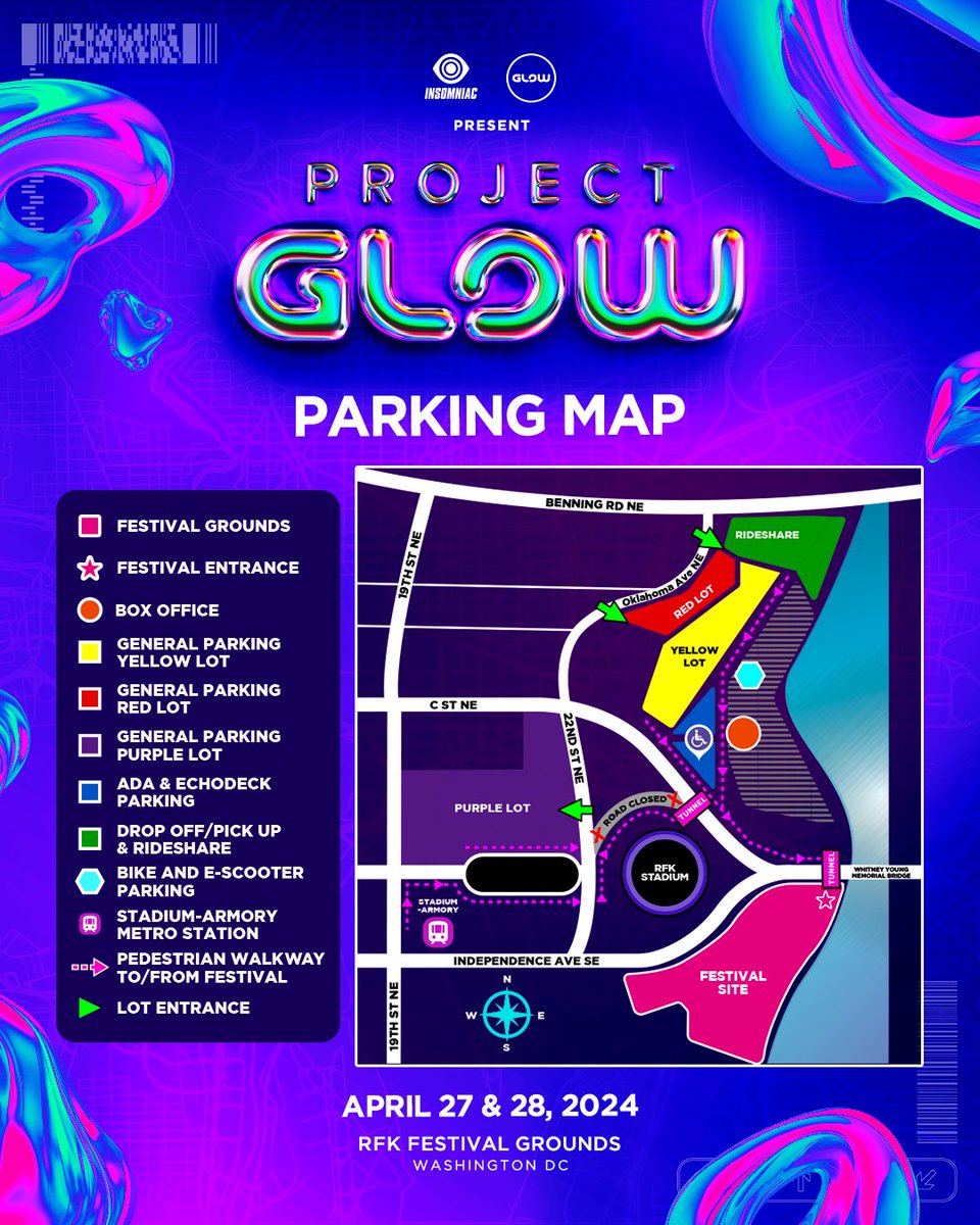 projectglowfest's tweet photo. Good morning #GLOWFam! ๐Swipe to refresh yourself on your festival maps & head to our story to screenshot your Saturday set times phone background! Doors open in less than two hours. โจ๐
Thereโs still time to come dance with us! ๐บ๐ชฉโ https://t.co/V6hn1xYJxj https://t.co/325H9cXCh8