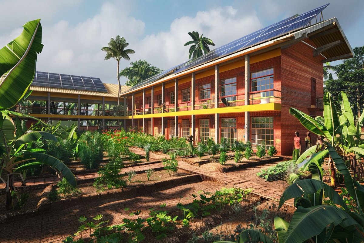 Eco-friendliness with #Eshule! 

From solar power to backyard gardens, we aim to transform schools into sustainable havens. 

Join us in fostering a greener, more empowering learning environment for students.

Donate: tinyurl.com/95at4zaz 

#GG20
AI 📸