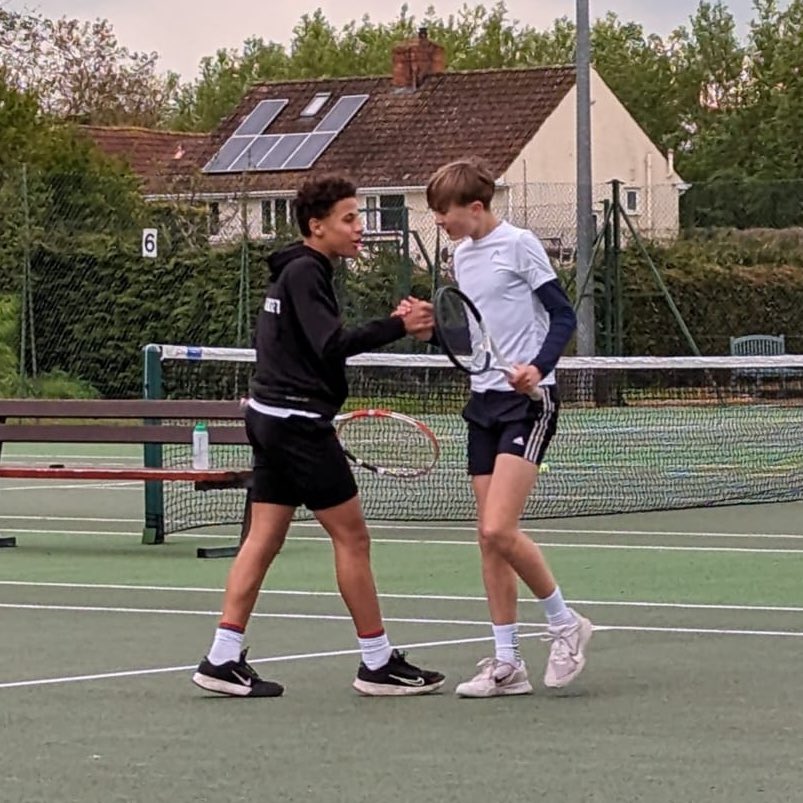 A 4-2 loss for the 14U Boys vs Glos. #countycuptennis