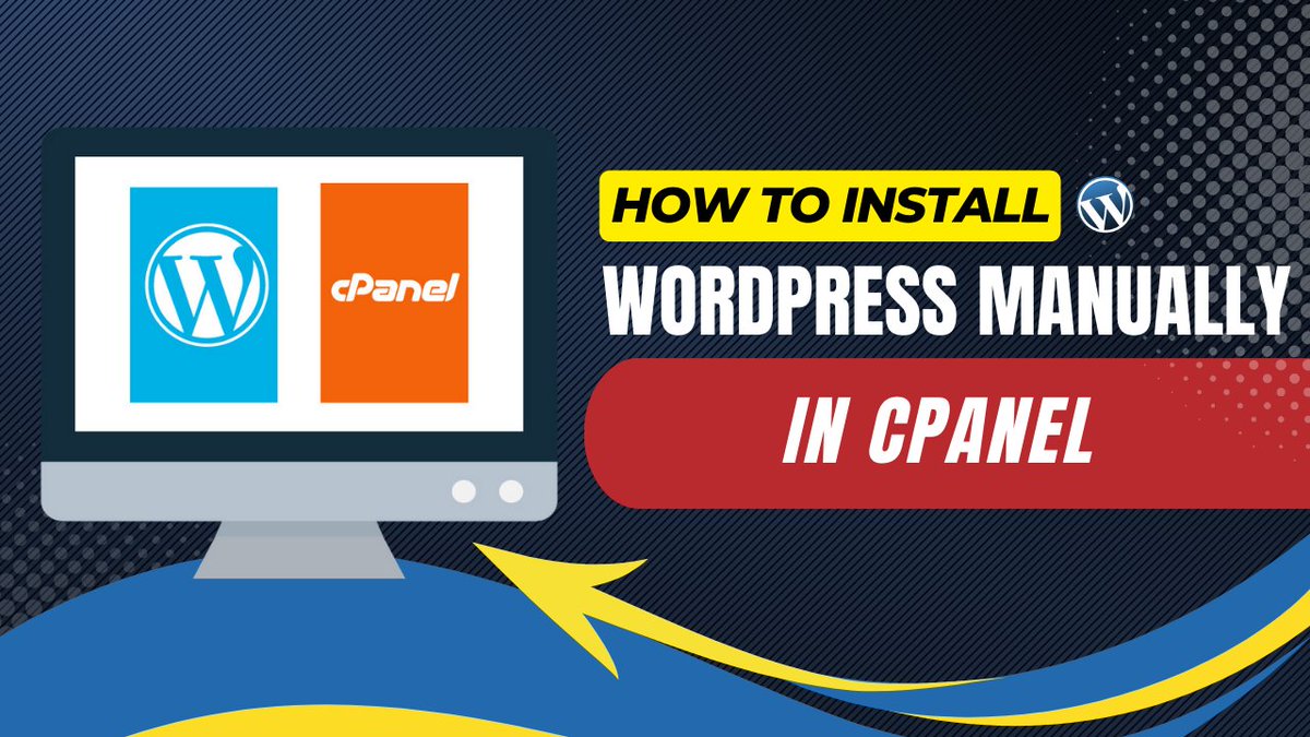 How To Install WordPress Manually In cPanel youtu.be/74hhG-9w_pA?si… via @YouTube

#InstallWordPress #cPanel #WordPressTutorial #ManualInstallation #WebDevelopment #MyContentCreatorPro #FreeWordPressTraining