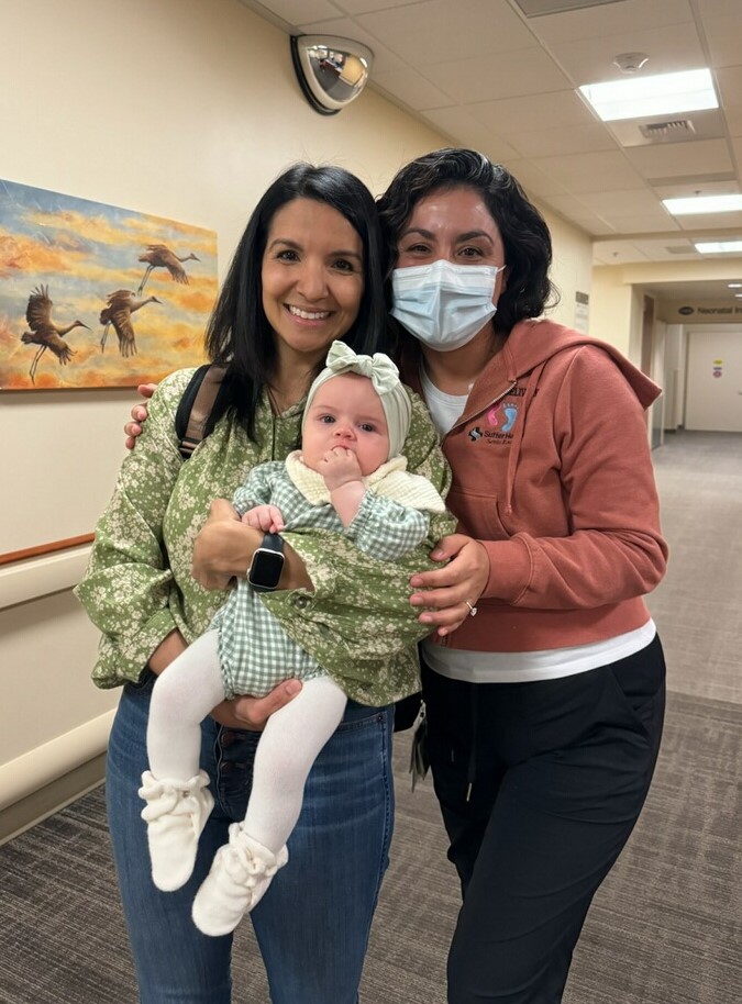 Vanessa Miranda-Stewart walked into Sutter Santa Rosa Regional Hospital with her 6-month-old daughter and one very clear goal: to thank the nurse who saved her baby’s life. September 12, 2023, is forever etched in Vanessa’s memory: bit.ly/3QlSwrk.