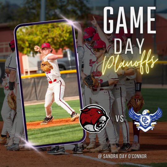 Baseball travels to O’Connor Saturday morning to begin the 1st round of the AIA State Playoffs. Good luck <a href="/RMHSBaseball/">Red Mtn. Baseball™</a>