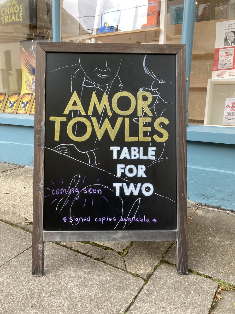 Table for Two by @amortowles Pre-order a copy here: shop.rossiterbooks.co.uk/product/978152… @PenguinUKBooks
