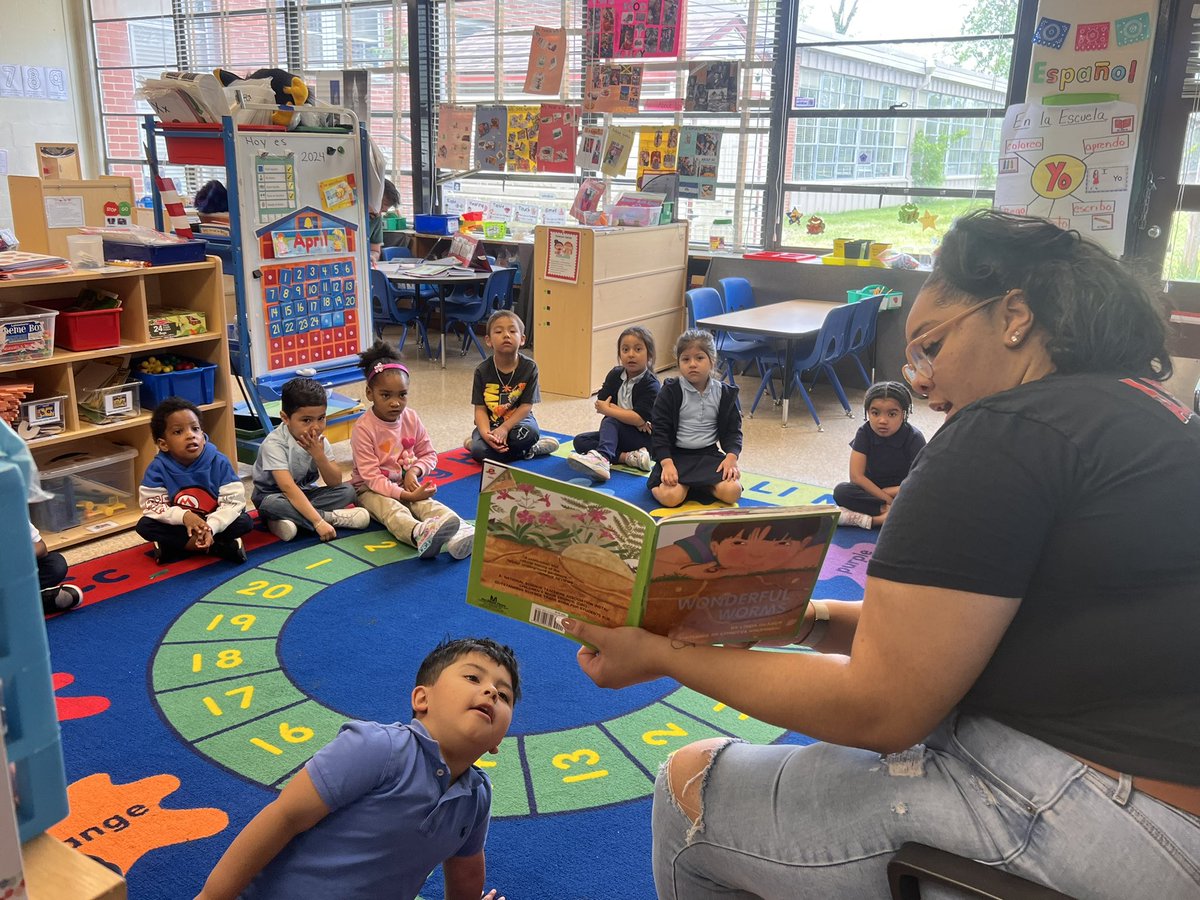 Read Aloud Time is so much fun in Prekindergarten!! Ms. Brown knows how to keep our scholars engaged!