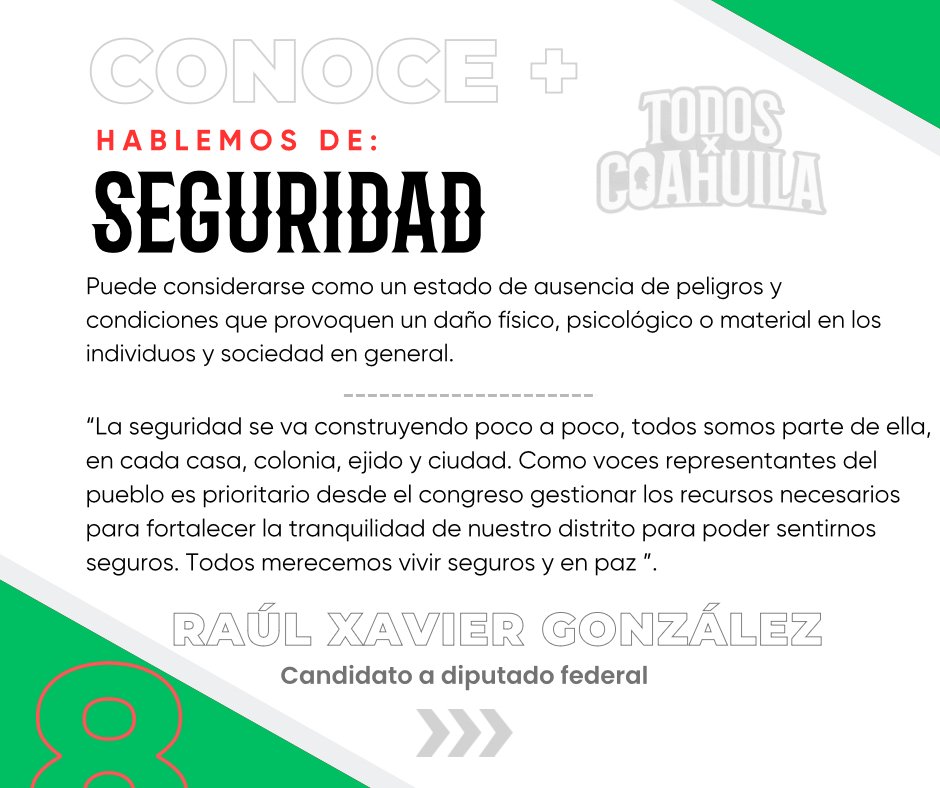 #HablemosDe #Seguridad
#TodosXCoahuila #Distrito8