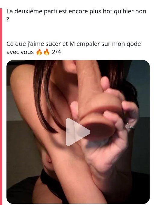 Aujourd'hui c'est encore plus hot 4 vid&eacute;os tr&egrave;s sexe sont arriv&eacute;es 🥵  👉 https://t.co/7V4QgkVY55  https://t<a href="/tag/mym"class="tags"><span>#mym</span></a><a href="/tag/onlyfansgirl"class="tags"><span>#onlyfansgirl</span></a><a href="/tag/swame"class="tags"><span>#swame</span></a>
