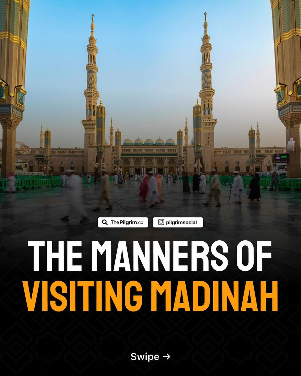 ● The Manners Of Visiting Madinah.❤️☪️

● Thread 🧵