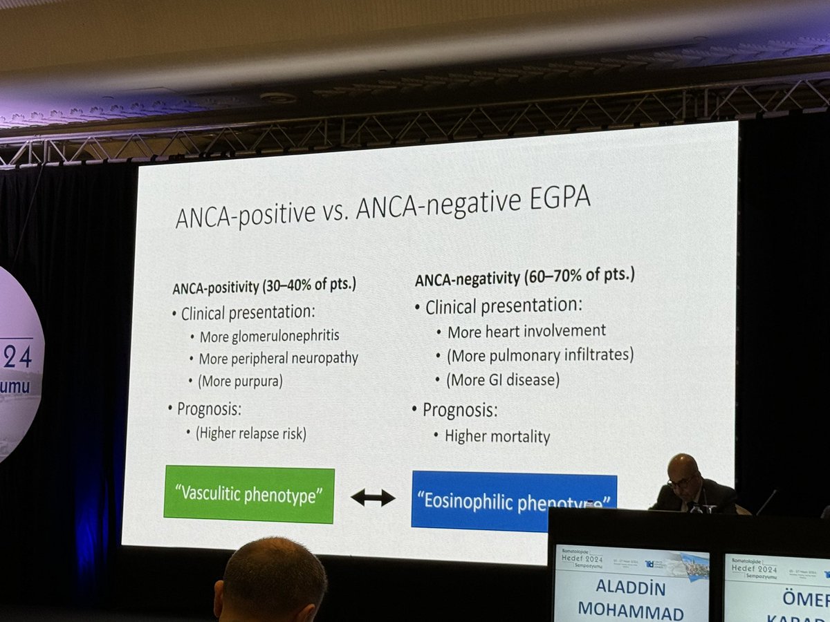 #egpa ANCA positive vs negative EGPA From lecture by Alfred Mahr