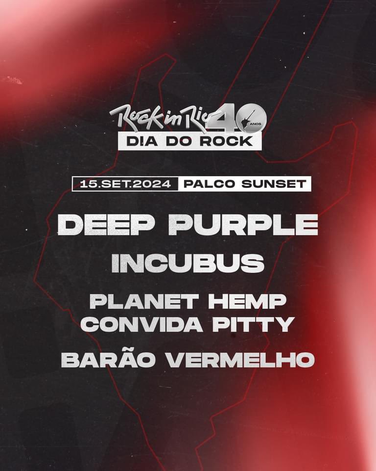 Deep Purple return to Rio this September for the 40th anniversary of ’Rock In Rio’ Ticket link in bio. //DP WebCrew #livemusic #deeppurple #rockinrio