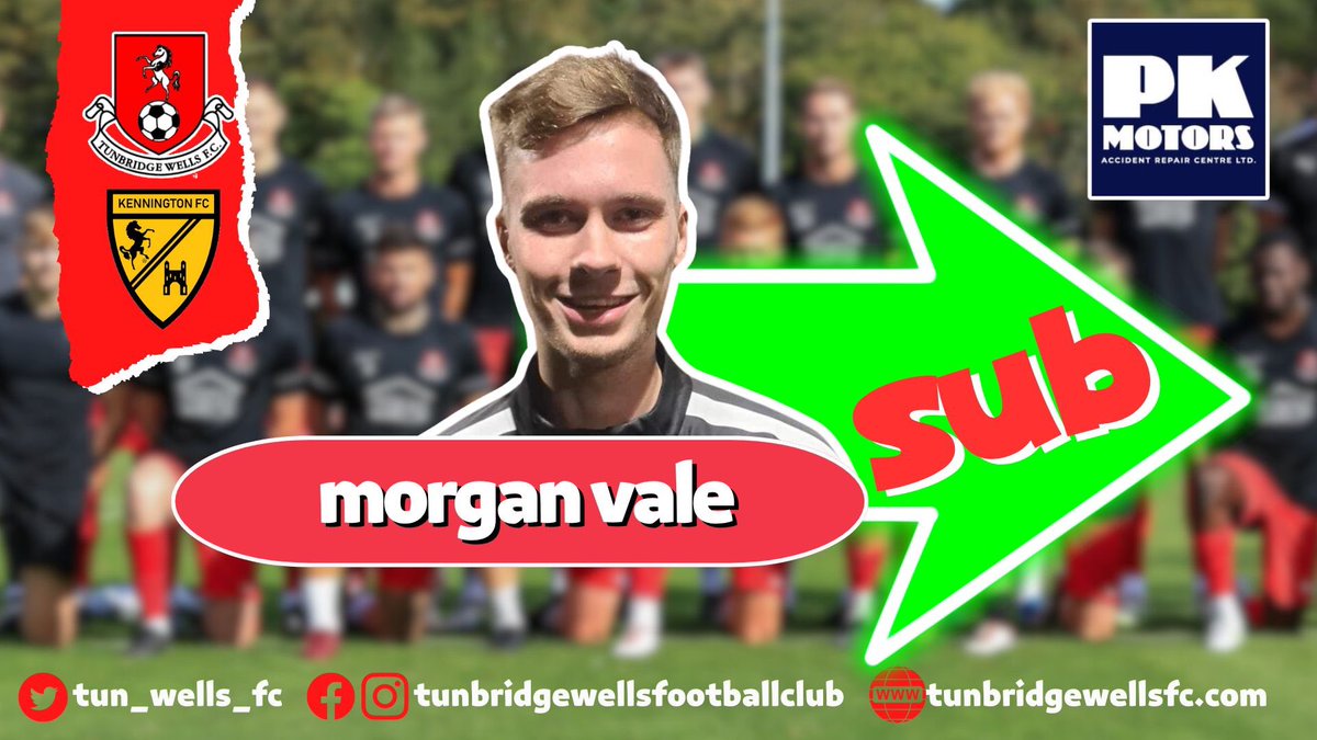 Substitution - Morgan Vale replaces Rory Ward 77 minutes