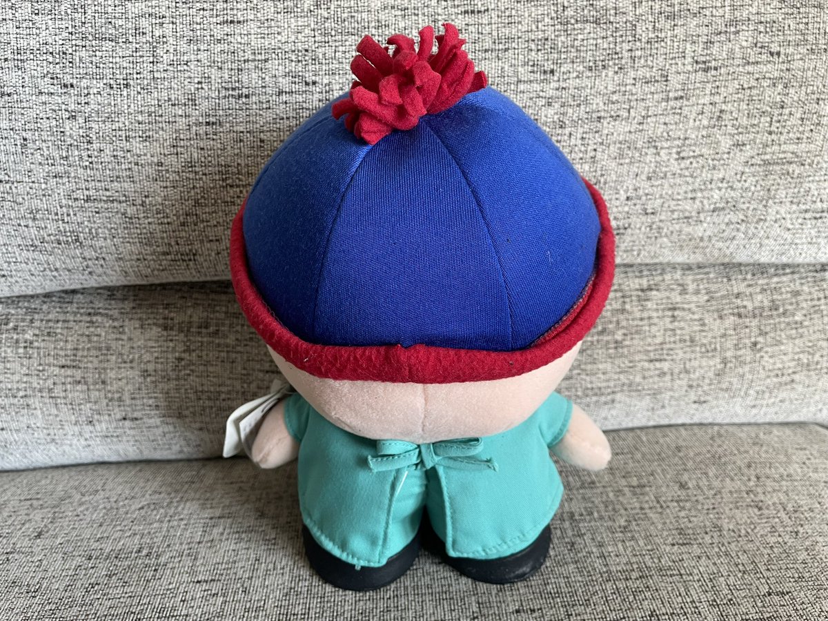 MemeSchemeYT's tweet image. Another great recent pick up, the 9 inch Fun4All Doctor Stan plush from 1998. This one is in great shape, with all tags and shoes being perfect. A little bit of eye yellowing but nothing too major

#SouthPark #stanmarsh #fun4all #southparkplush #comedycentral