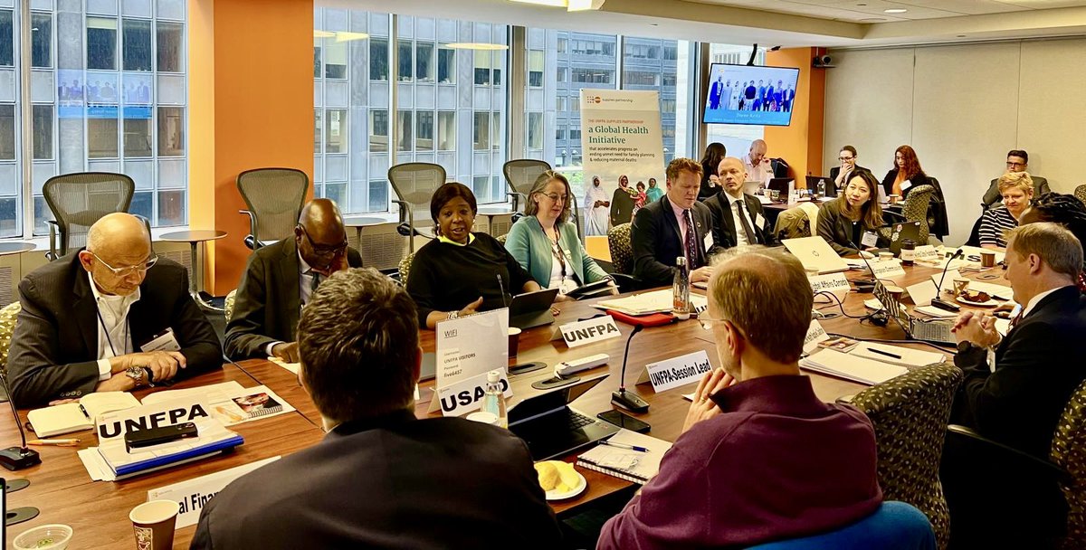 Curtain raise for #ICPD30 review : @UNFPA_Supplies steering committee met in New York ! We have mobilized an additional US 10.5 in domestic resources for reproductive health commodities . Profound gratitude to donors & programs countries. #SavingLivesEfficiently #SRHR